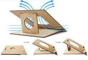 ستاند تبريد لاب توب خشب