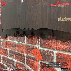 لوحه عداد الكهرباء خشب + علاقية مفاتيح - Image 9