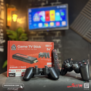 فلاشه بلايستيشن وايرليس ومحول شاشه سمارت 2ف Game Stick TV android 8K - Image 4