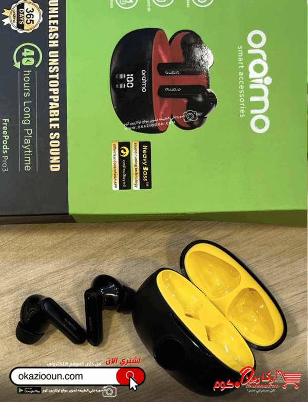 ايربودز oraimo freepods pro3 بشاشه - Image 3