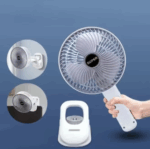 مروحه سطح مكتب متعددة الوظائف، قابلة للتعديل والتثبيت وتصميم قائم - Image 5