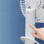 مروحه سطح مكتب متعددة الوظائف، قابلة للتعديل والتثبيت وتصميم قائم - Image 6