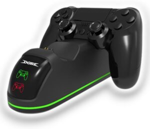 شاحن دراعات PS4 بشاشه من دوبي USB - Image 6