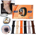 ساعه الترا من Jsyes M55 Max بـ 6 ستراب + سوار كارتييه