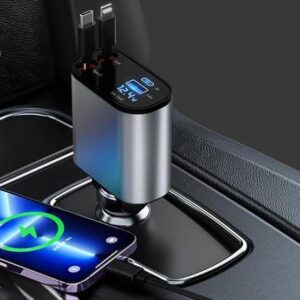 شاحن سيارة ZL07 4‑in‑1 سريع USB/Type‑C + ليزر سقف - Image 7