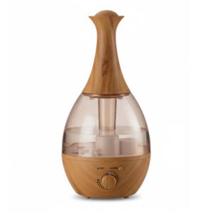فواحة ومرطب هواء ديكور خشبي 2.6 لتر - تصميم عصري هادئ