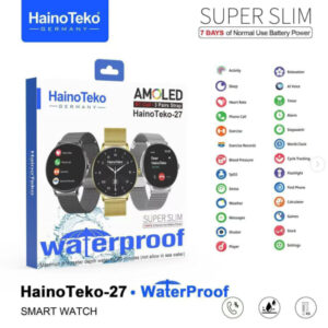 ساعة دائرية Haino Teko-27 سليم رفيعه مقاومه للمياه  WaterProof - Image 2