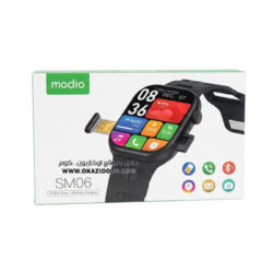 ساعة موبايل Modio SM06 شريحة إتصال، كاميرا، و3 أوستيك هدية