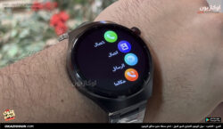 ساعه دائرية Kalobee Watch 4 Pro موديل SK38 - شاشة AMOLED منحنية مع 3 أحزمة (استرابات) - Image 9