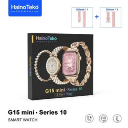 ساعة ذكية بناتي رفيعة وأنيقة 3 في 1 (Smart Watch + أنالوج + سوار) Haino Teko G15 Mini