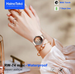 ساعة هاينو تيكو RW-74 Mini الذكية – شاشة كيرف مع 3 ستراب - إصدار الأناقة النسائية - Image 2