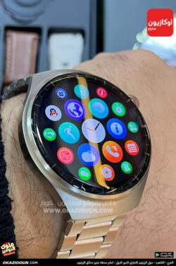 ساعه دائرية Kalobee Watch 4 Pro موديل SK38 - شاشة AMOLED منحنية مع 3 أحزمة (استرابات) - Image 7