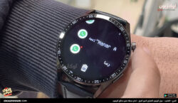 ساعه دائرية GT3- SK 37 شاشة AMOLED كاملة مع 3 حزام وشحن لاسلكي - Image 4