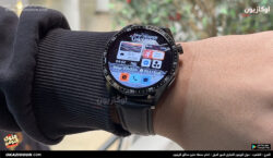 ساعه دائرية GT3- SK 37 شاشة AMOLED كاملة مع 3 حزام وشحن لاسلكي - Image 5